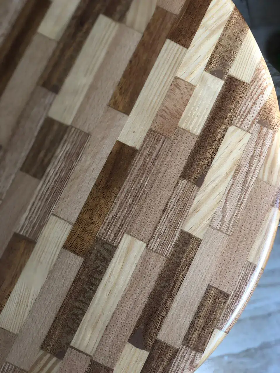 Massive Wood Table - Wavy Design